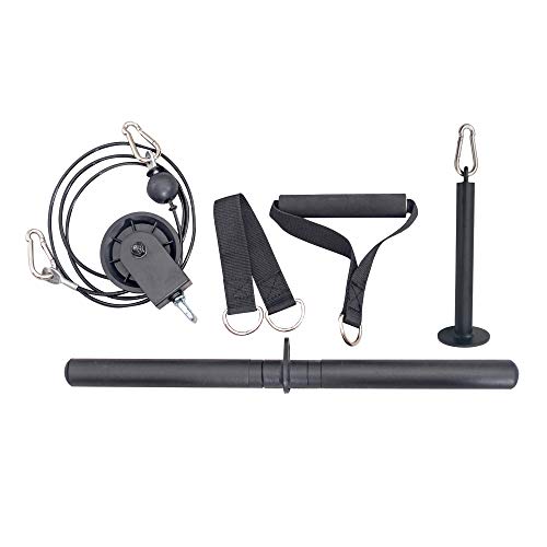 Sunny Health & Fitness LAT Pull Down Attachment (Black)