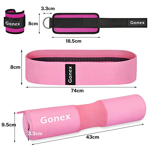 Gonex Barbell Pad Set for Squats Hip Thrusts, Upgraded