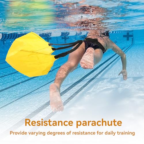 Swim Strength Training Belt with Parachute for Pool
