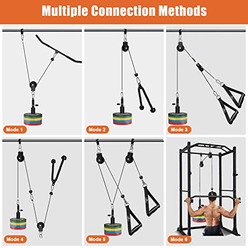 Home Gym Weight Pulley System for Full-Body Workouts