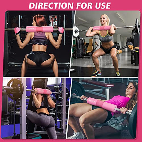 Gonex Barbell Pad Set for Squats Hip Thrusts, Upgraded