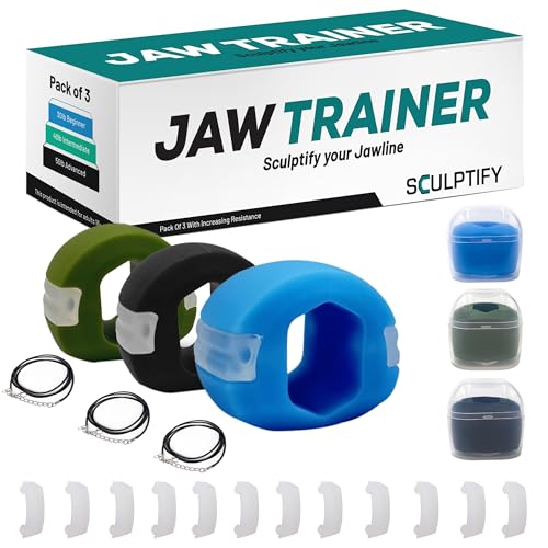 Jaw Trainer: 3 Levels, 3 Strengths - Men & Women