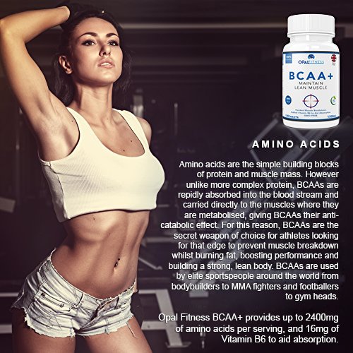 Vegan BCAA Tablets with Vitamin B6 - UK Made
