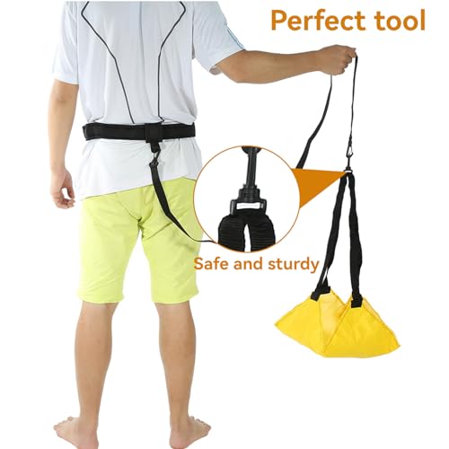 Swim Strength Training Belt with Parachute for Pool