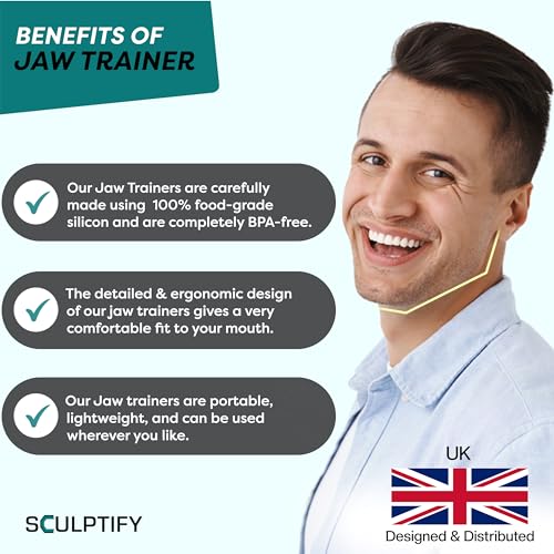 Jaw Trainer: 3 Levels, 3 Strengths - Men & Women