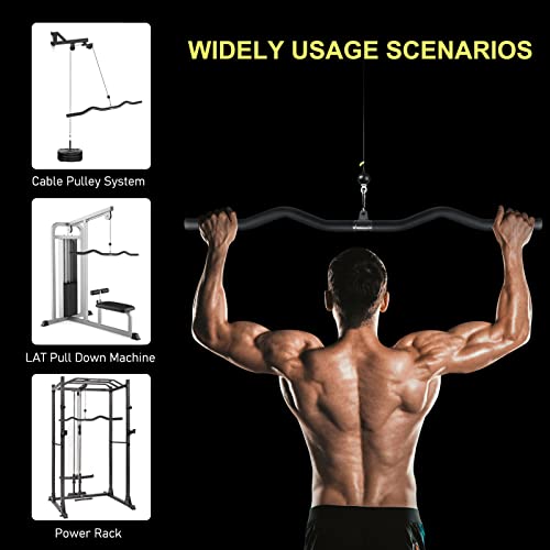 Lyndwin LAT Pulldown Bar Attachment for Home Gym