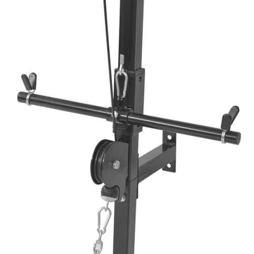 vidaXL Wall-mounted Home Gym Pulleys Cable Pull-up Station