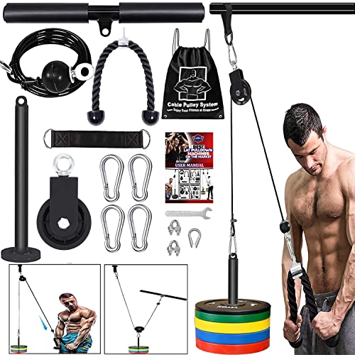 Professional Pulley Cable System for Strength Training Exercises