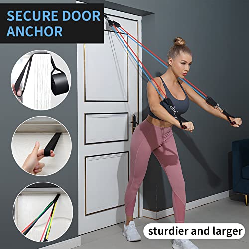 Skycase 5pc Set Resistance Bands - Strength Training Tubes