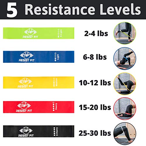 Adjustable Resistance Bands Set for Home Gym Workouts