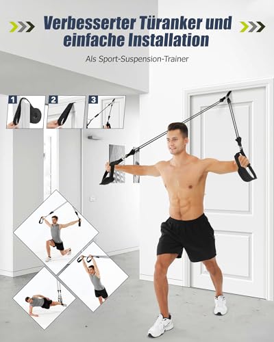 ALongSong Pilates Bar Set with 6 Resistance Bands