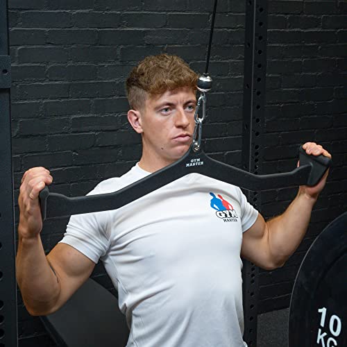 Lat Pull Down Cable Machine Attachment - Max Grips