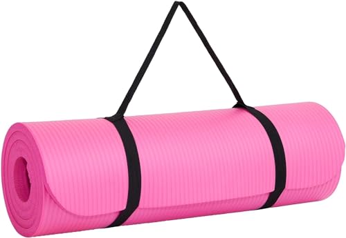 UTTAM Pink Yoga Mat | Multi-Purpose Extra Thick