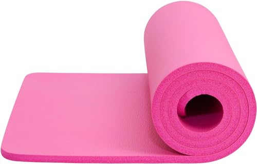 UTTAM Pink Yoga Mat | Multi-Purpose Extra Thick