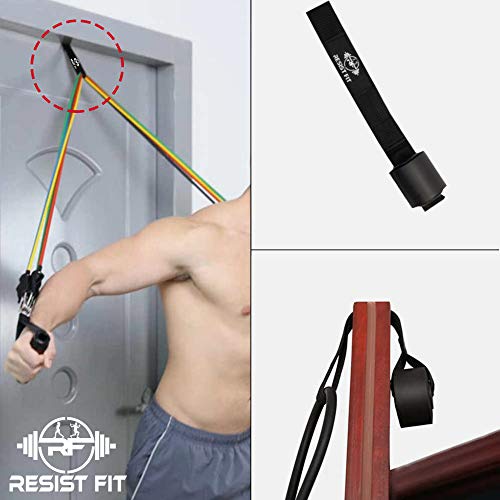 Adjustable Resistance Bands Set for Home Gym Workouts