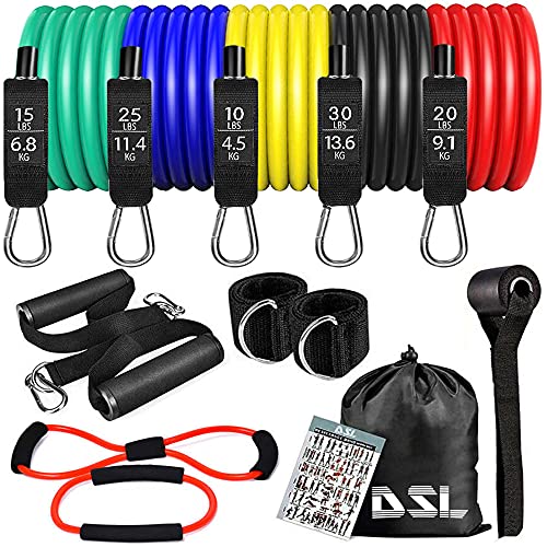 14 Pc Resistance Bands Set for Men and Women