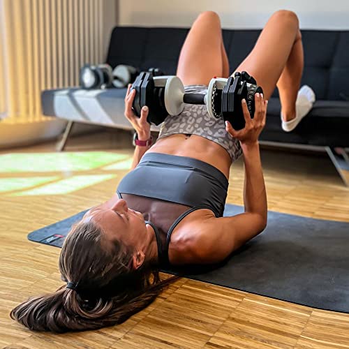 ATIVAFIT Adjustable Dumbbells Set 2-25kg Home Gym Workout