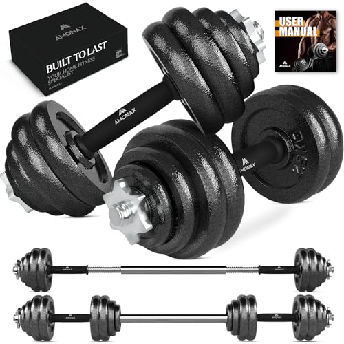 30kg Adjustable Dumbbell Set for Home Gym Fitness