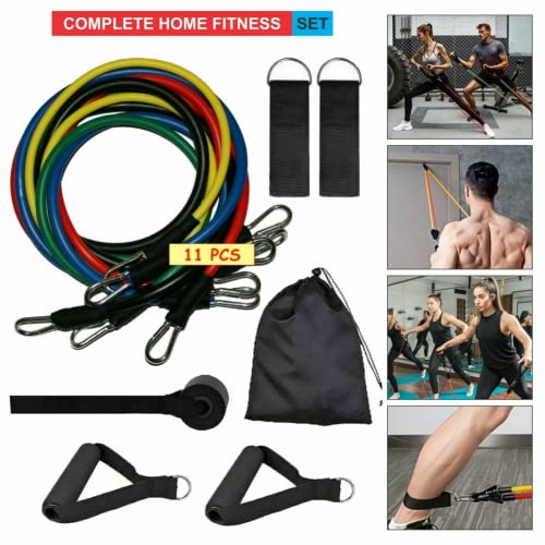 Resistance Bands Set with 5 Tubes for Home Workouts