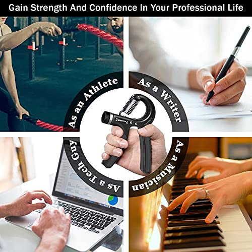 Adjustable Grip Strengtheners for Strong Hands & Forearms