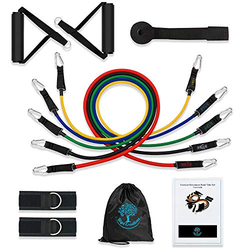 Resistance Band Set for Home Gym Workouts - 150lbs