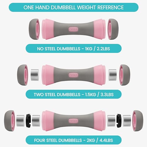 Adjustable Set of Dumbbells with Free Weights - Home Fitness Equipment