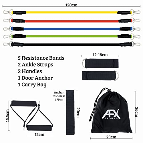 AFX Sports Resistance Bands Set for Home Workouts