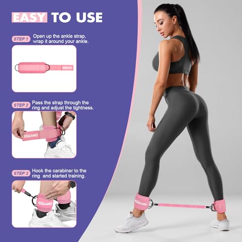 Glutes Workout Set with Ankle Bands - Home Fitness