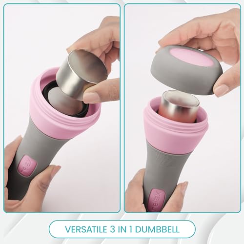 Adjustable Set of Dumbbells with Free Weights - Home Fitness Equipment