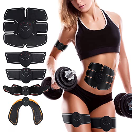 Abs & Hips Electronic Muscle Stimulator with Toning Belts