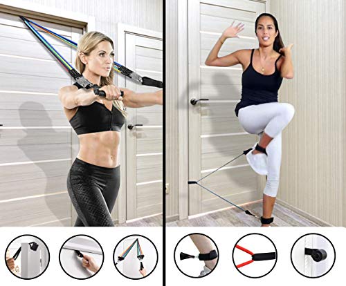 Resistance Band Set for Home Gym Workouts - 150lbs