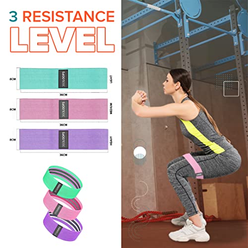 360LOOPS Pilates Bar Kit with Resistance Bands, Skipping Rope