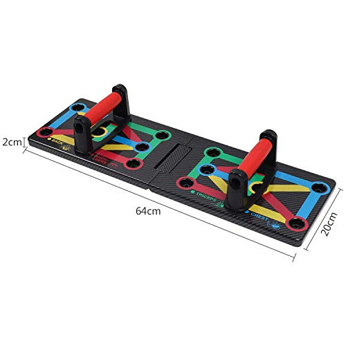 12 IN 1 Push Up Board - Compact Home Fitness