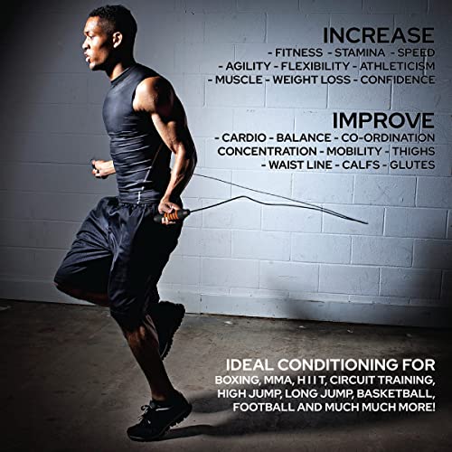 Adjustable Skipping Rope with Soft Foam Handles