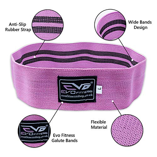 Ladies Set of 3 Non-Slip Resistance Bands for Home Gym