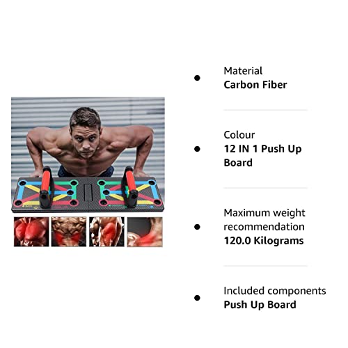 12 IN 1 Push Up Board - Compact Home Fitness
