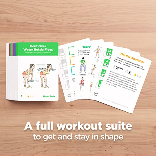 WorkoutLabs Premium Bodyweight Exercise Cards: 60 Exercises, 12 Routines