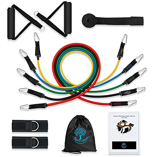 Resistance Band Set for Home Gym Workouts - 150lbs