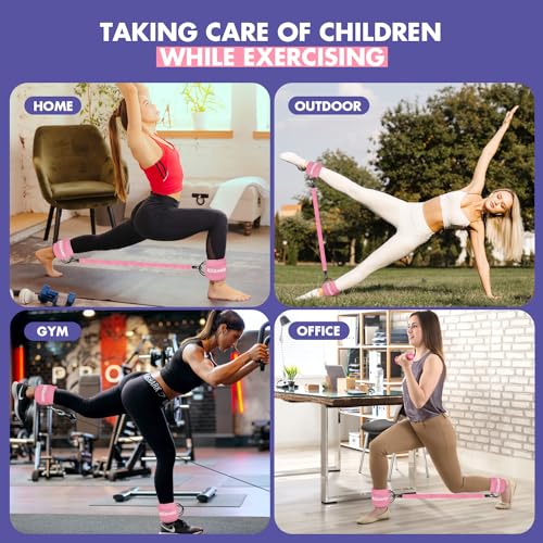 Glutes Workout Set with Ankle Bands - Home Fitness