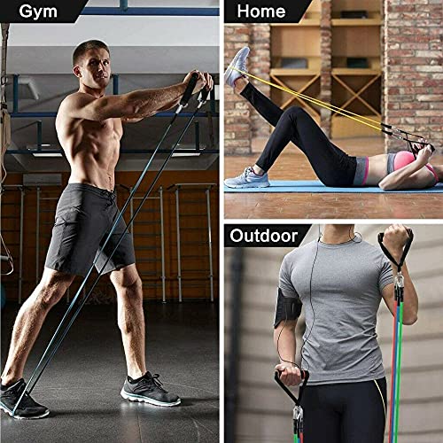 14 Pc Resistance Bands Set for Men and Women