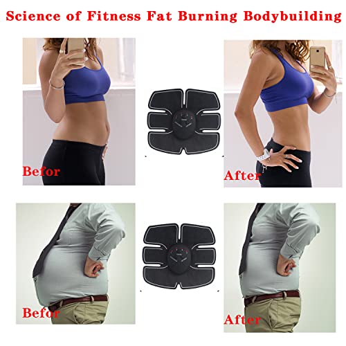 Abs & Hips Electronic Muscle Stimulator with Toning Belts