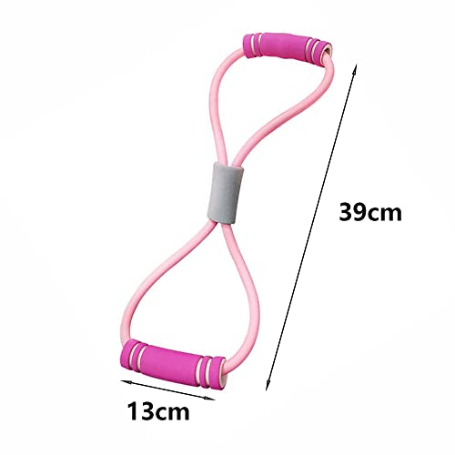 8 Shaped Resistance Bands Set for Fitness Training