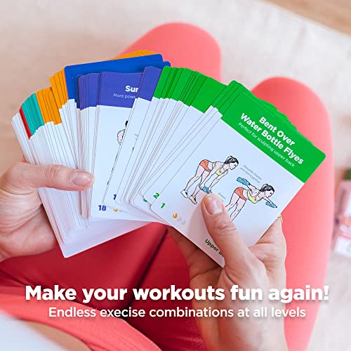 WorkoutLabs Premium Bodyweight Exercise Cards: 60 Exercises, 12 Routines