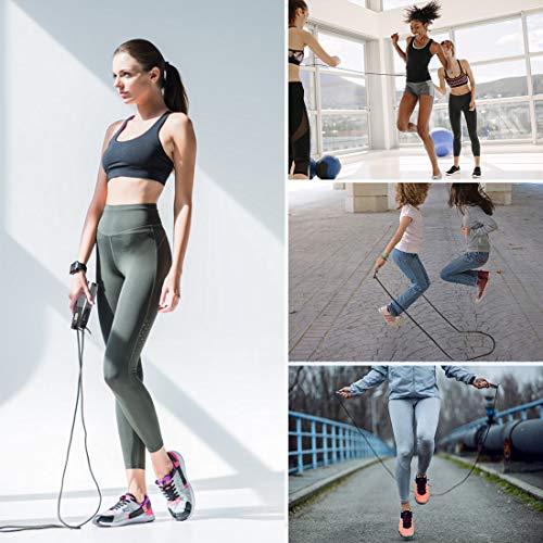 Te-Rich Digital Jump Rope for Home Fitness Training