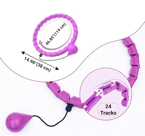 Weighted Belly Fitness Hula Hoop - Home Workout Equipment