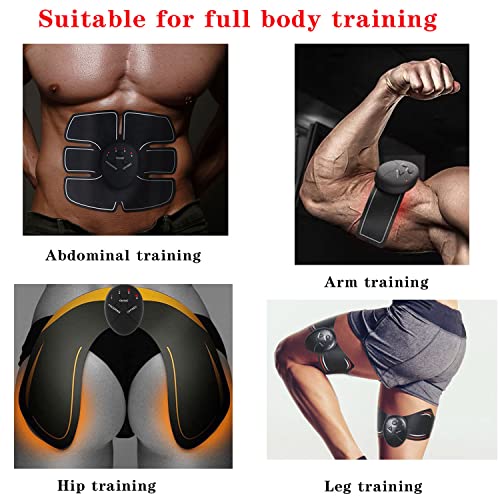 Abs & Hips Electronic Muscle Stimulator with Toning Belts