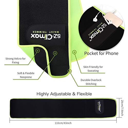 SYXUPAP Waist Trimmer - Neoprene Sauna Sweat Belt