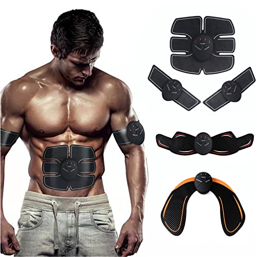 Abs & Hips Electronic Muscle Stimulator with Toning Belts