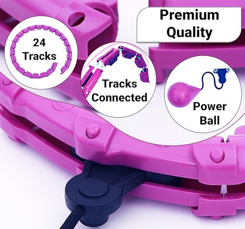 Weighted Belly Fitness Hula Hoop - Home Workout Equipment