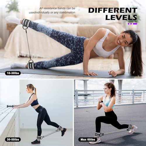 Ankle Cuff Resistance Bands for Glutes and Legs